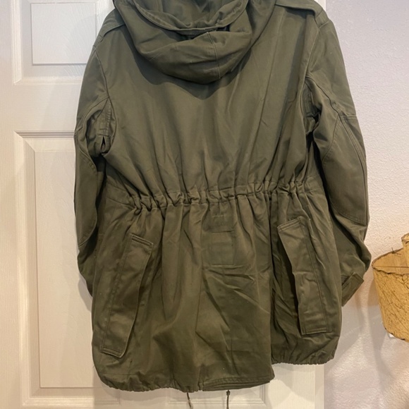 Vintage Green Cargo Syntex Canvas Utility Jacket (Medium) - Picture 5 of 6